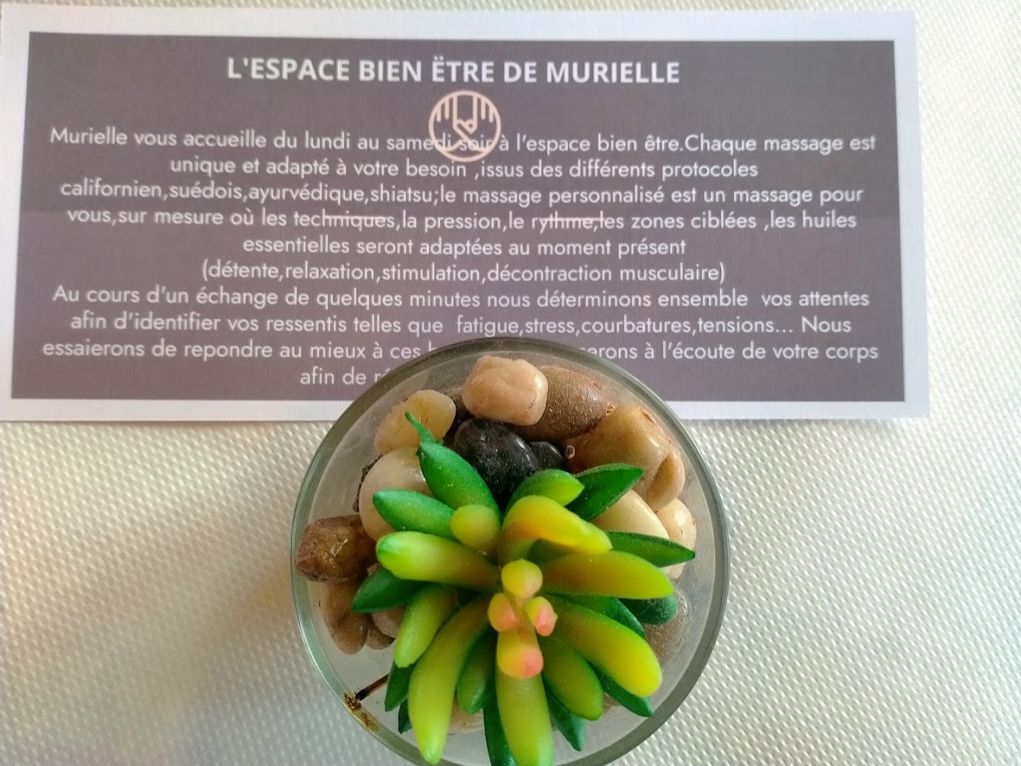 L'espace bien-être /praticienne en massages bien être ET ventouses/diplomée · Photos 2